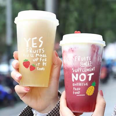 China Eco-friendly Smoothie Cup With Straw Lemonade Ice Coffee Cups 32oz Plastic Cup With Lid And Straws Customized Logo for sale