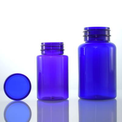 China 275cc Medicine Round PET Plastic Medicine Pill Bottle With Any Color Cctv Cap for sale