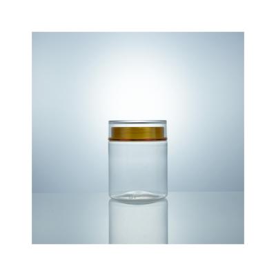 China Hot Selling 6 Ounce Plastic Medicine Jars With Lids Cosmetic Candy Jar for sale