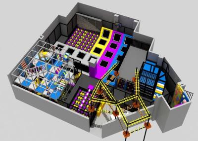 Chine Tapis sautant adapté aux besoins du client de trempoline de parc d'équipement extérieur de terrain de jeu à vendre