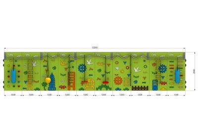 Cina Bambini prescolari dell'attrezzatura del gioco del bordo del PE che scalano dell'interno all'aperto del bordo della parete in vendita