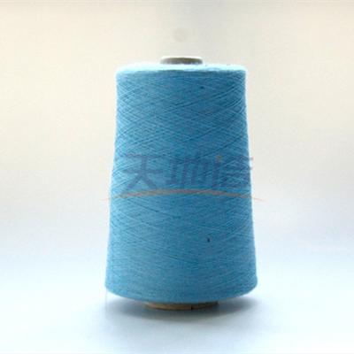 Chine Ne33/2 le méta Aramid a mélangé le bleu de ciel de fil pour le produit chimique d'huile à vendre