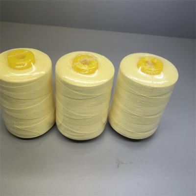 Chine Fil de couture de 90 TEX Para Aramid Raw Yellow pour coudre Ne20/3 à vendre