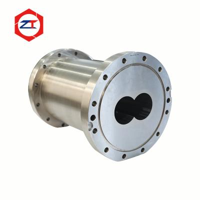 China Hoge Polijsten Visvoer Extruder Onderdelen Schroef Vat Φ51mm Gat Diameter Huisdier Voedsel Extruder Snack Extruder Machine Te koop