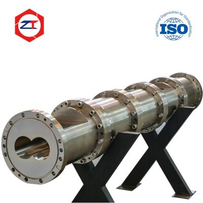 China Extrusión de alimentos Máquina de barril de tornillo China Mejor extrusora de tornillo gemelo piezas OEM de acero inoxidable SUS440C Material interno en venta