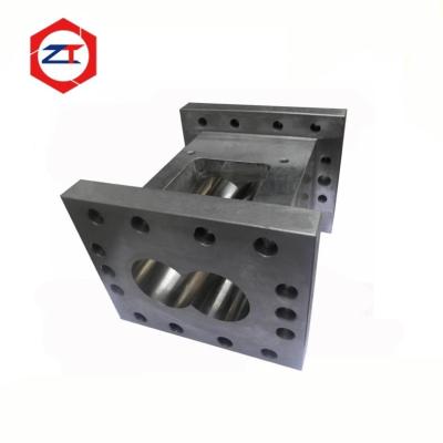 China Pc-Kunststoff-Extruder 85 mm Doppelschneckenextruder-Maschinenteile Zuführschneckenzylinder 67,8 mm Achsabstand zu verkaufen