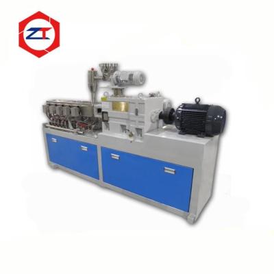 China HDPE-Rohrverdrängungsmaschine SHTD25N Mini-Doppelschneckenextruder-Maschinenteile Drehmomentgrad 10,37 - 11,21 T / A3 für Labor zu verkaufen