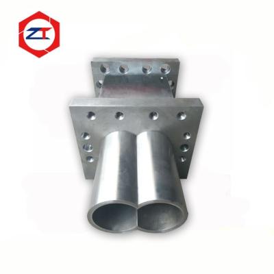 China 50-mm-Schraubenfass des Doppel-Doppelschneckenextruders zerteilt Material 45#/A101 für die Kunststoffpelletherstellungsmaschine zu verkaufen