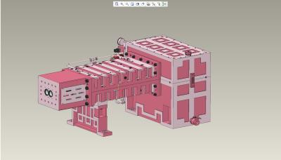 China Extruderreductiekast met hoog koppel en dubbele schroef voor kunststof extruder met dubbele schroef Te koop