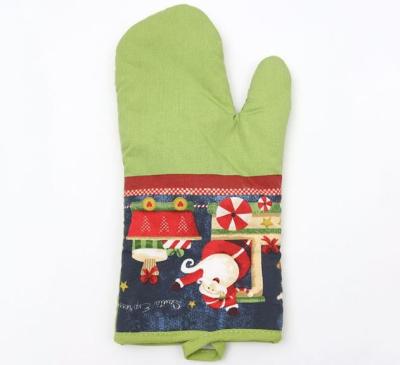 China custom heat resistant gloves kitchen baked microwave oven glove for sale