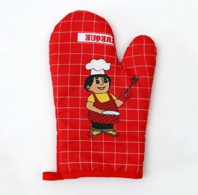 China 2017 ODM/OEM Promotional customized professional cotton cooking oven gloves for sale