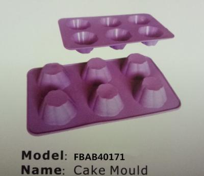 China FBAB40171 for wholesales various shapes silicone cupcake tray mold for sale