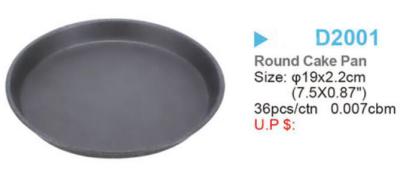 China Home use Nonstick custom shaped Round Cake Pan 9inch pie pan pizza pan bakeware for sale