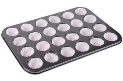 China Hot selling customized Classic Non stick 6,24 cups muffin pan /cake mold with Paper Cup for sale