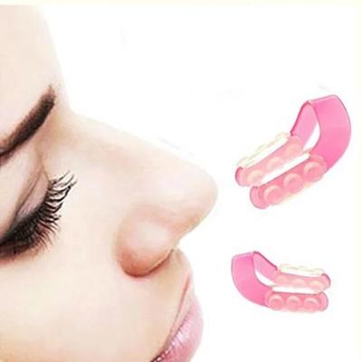 China Easy Silicon Pink Nose Up Lifting Clip Shaping Straight Shaper Bridge Trimmer Tool for sale