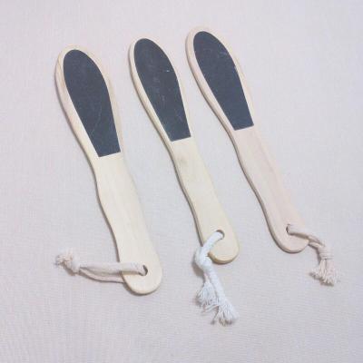 China Eco-friendly Newcomers Sharpening Stainless Steel Callus Removers And Wooden Foot Files for sale