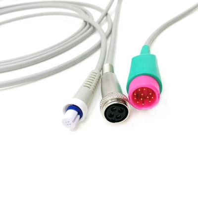 China TPU Cardiac Output Cable Index Measurement Heart Output Cable 12 Pin Co Cable For Edan for sale