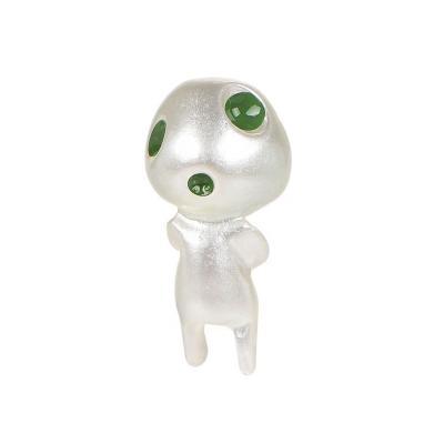 China China Cartoon Mini Resin Toy Glow Landscape Miniature Decor Luminous Ghost Halloween Alien Figure for sale