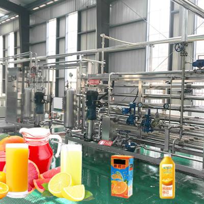 China Zitrusfrucht-Produktlinie automatischer Juice Extracting SUS304 500T/D zu verkaufen