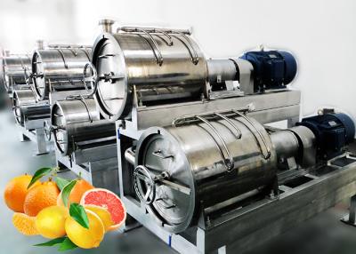 China Schlüsselfertige Produktlinie-automatische orange Saftverarbeitungs-Ausrüstung 10T/H der Zitrusfrucht-SS304 zu verkaufen