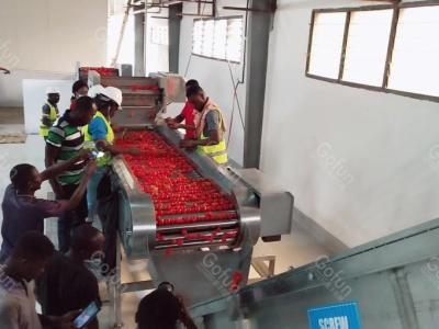 China Alle in einer Tomatenkonzentrat-Produktlinie Tomaten-Juice Production Machines SUS304 zu verkaufen