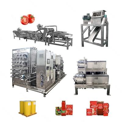 China línea de transformación del concentrado de la salsa de la pasta de tomate 380V material de acero inoxidable 304 en venta