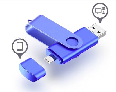 China Promotional Gift Factory Wholesale Flash Drive 8gb 16gb 32gb 64GB OTG USB OTG USB Flash Drive Wholesale for sale