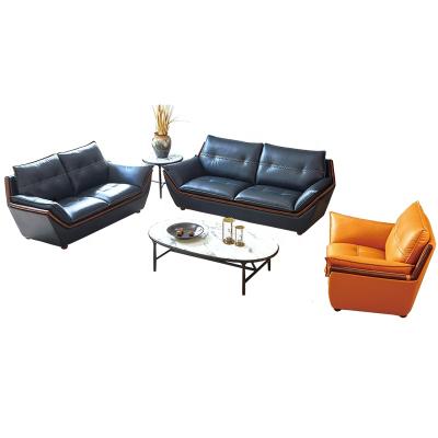 China Top Quality Furniture Luxury Sofa Set Genuine Leather Sectional Living Room Sectional Sofa for sale