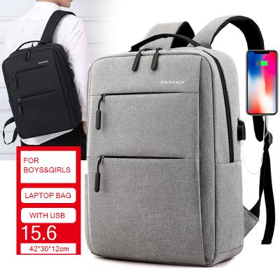 China With 2022 Latest Fashion USB Smart Waterproof Business Customize Logo USB Mochila Canvas Backpack Morral Laptop Bag Back Pack Backpacks for sale