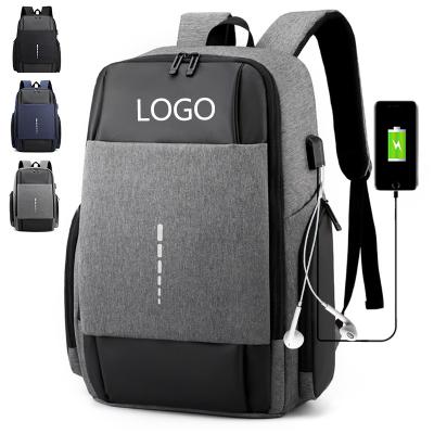 China With kaukko usb factory bulk sale kaukko usb rpet laptop daypack computer cheap custom logo smart mochilas waterproof backpacks backpacks for sale