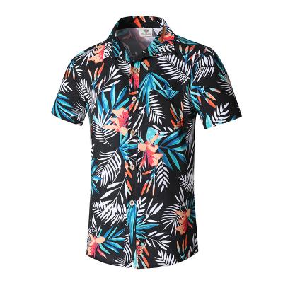 China Latest Breathable Summer Design Hot Selling Short Sleeve Printed Hawaii Casual Men's Shirt for sale