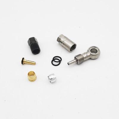 China Mountain Bike Oil Needle CABLE End Olive Head BANJO SET Connect Insert For TEKTRO HD-T520 HD-T525 HD-T710 HD-T530 HD-E715 HD-710 5.4mm for sale