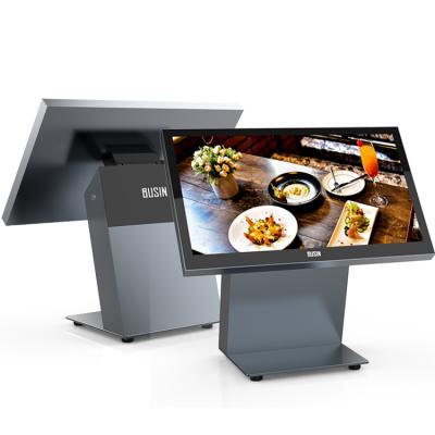 China Stainless Steel Android POS System All In One Cashier POS Machine Desktop POS System With Cash Register for sale