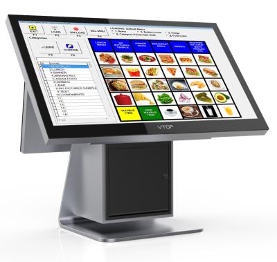 China Newest best price cashier machine window10 android POS terminal system 64G/8G for sale