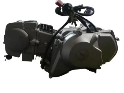 China Solo motor refrescado agua-aire horizontal de la motocicleta de la puesta en marcha de los motores de gasolina del cilindro 124cc en venta