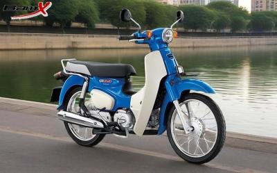 China Automatisches Super-CUB Motorrad 8000rpm der Kupplungs-110cc blies Fahrrad-Motocrösser Trübsal zu verkaufen