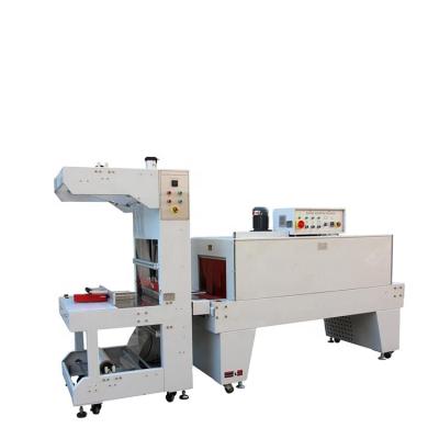 China Food OEM Manufacturer Semi Automatic PE Film Sleeve Shrink Wrapping Machine For Bottles for sale