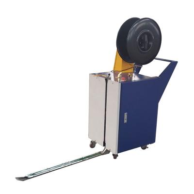 China Semi Automatic Small Food Pallet Strapping Machine for sale