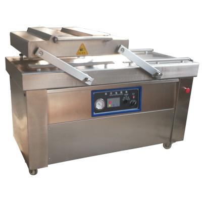 China Food Meat Rice Double Chamber Vacuum Packing Machine for sale