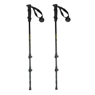 China Telescopic Cork Trekking Pole Hiking Stick 2 Pcs. Aluminum Walking Poles Manufacturers for sale