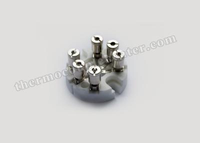 China 0--550 Centigrade Temperature Range Range Ceramic Thermocouple Head Terminal Block for sale