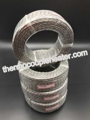 China 3 x 19 x 0.18 PT 100 Sheath Nickel Plated Copper Braided Wire Inner Fiberglass Insulation Outer for sale