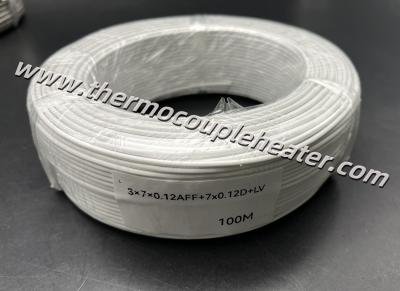 China RTD PT100 Cables de extensión de teflón aislados con escudo de papel aluminio y alambre de drenaje en venta