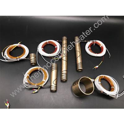 China Pressed In Brass Coil Hot Runner Heater For Hot Runner System With Thermocouple for sale