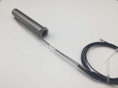 China Armored Nozzle Stainless Steel Heating Coil With Cap And PTFE Insulated Leads for sale