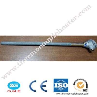 China 0-1500C Temperature Range Rtd Type K Silicon Carbide Protect Tube Thermocouple for sale