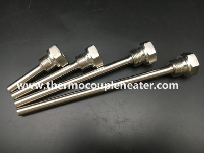 China Termopar de soldadura Thermowell del hilo del reborde para la punta de prueba insertada del sensor de temperatura en venta