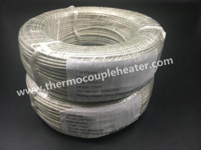 China Kabel-Fiberglas der hohen Temperatur isolierte mit Edelstahl Mesh Protection zu verkaufen