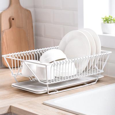 China Hot Selling Multifunctional Dish Stocked Furniture Kitchen Dish Rack Fruit And Vegetable Storage Basket Drying Rack for sale