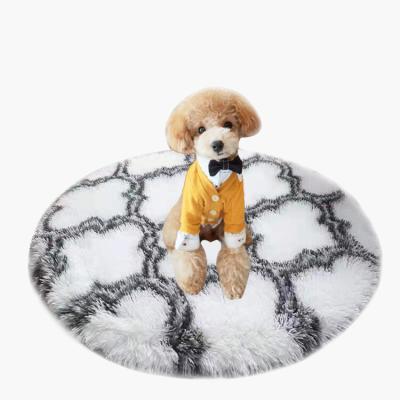 China POP DUCK Soft Faux Fur Pet Viable Mat Plush Bed and Fluffy Pet Pads Ultra Comfortable Pet Throw Blanket Dog Blanket Mat for Dogs Cats for sale